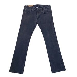 Vans Y2K Slim Straight Jeans Low Rise Black Denim 31x30 Skater '09 NWOT